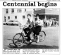 Marilyn and Tom Seidl at the Centennial Parade
